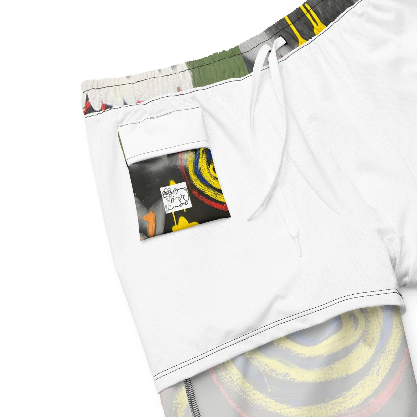 Bowie Destroyed Swim Trunks