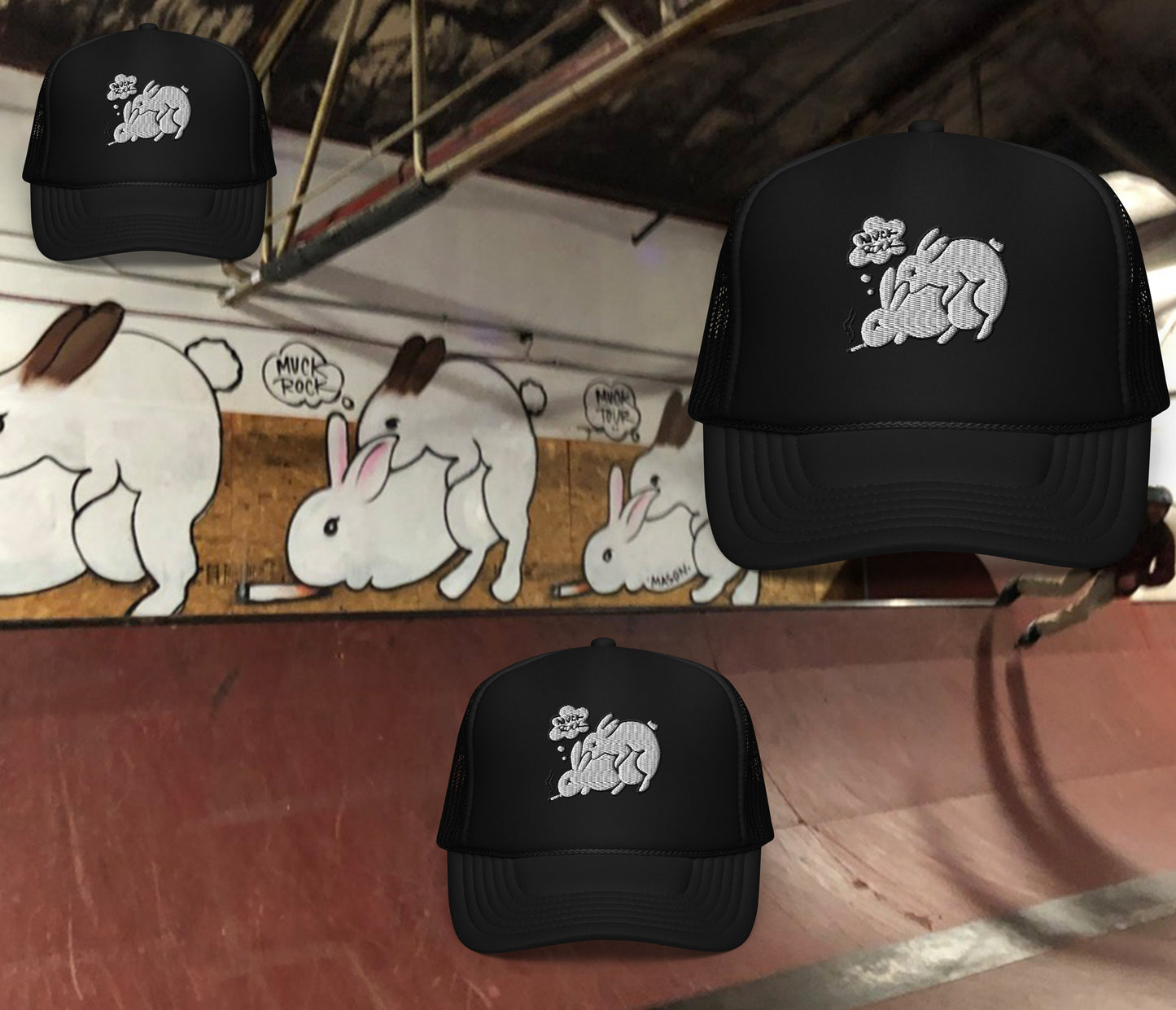 Muckbunnies Trucker Hat
