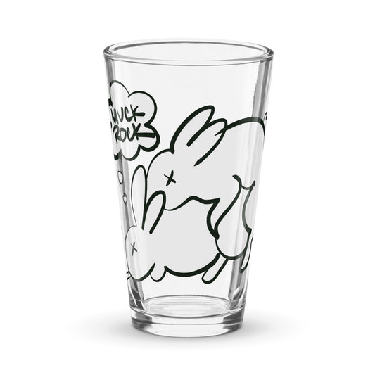 Muckbunnies Pint Glass